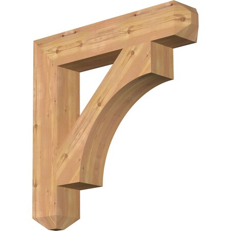 Ekena Millwork Westlake Craftsman Smooth Bracket, Western Red Cedar, 5 1/2"W x 32"D x 32"H BKT06X32X32WTL04SWR